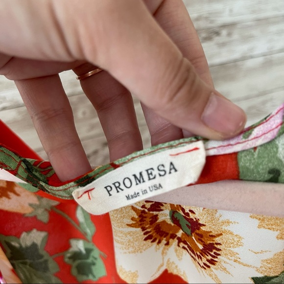Floral Waterfall Kimono | Promesa | Size Med - Picture 6 of 7